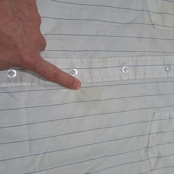 Vintage USPS Delivery Shirt Mens size 17.5 Large Made in USA Elbeco - Picture 5 of 8